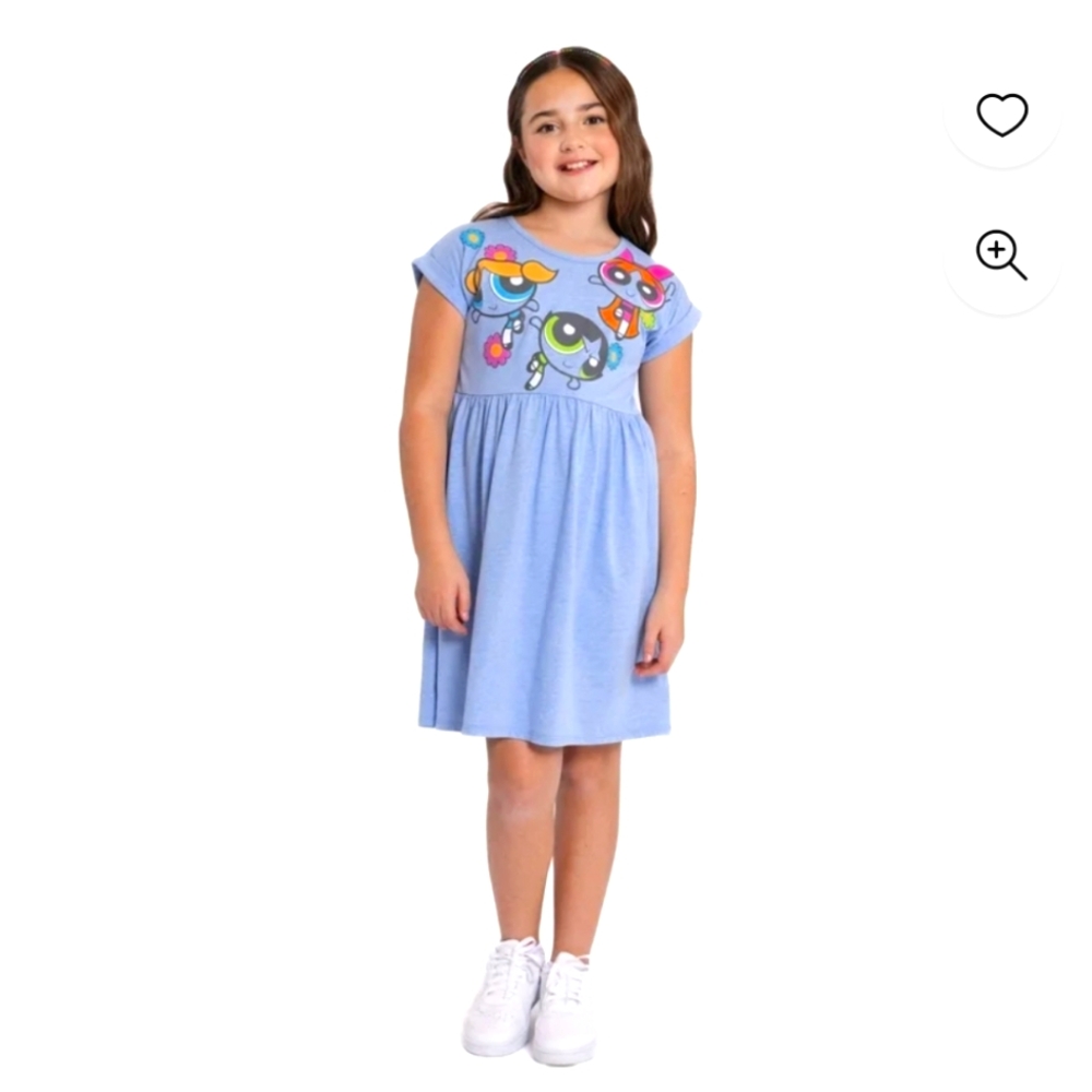 Cartoon Network Girl's 6 Powerpuff Casual Dress